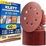 S&R Klett Schleifpapier Set 125 mm, Meister, 8 Löcher,...